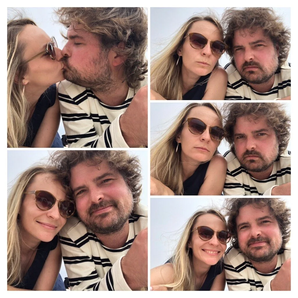 Collage from the original wedding website.